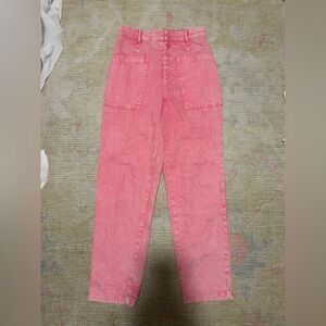 Skies Are Blue High Rise Pink Jeans